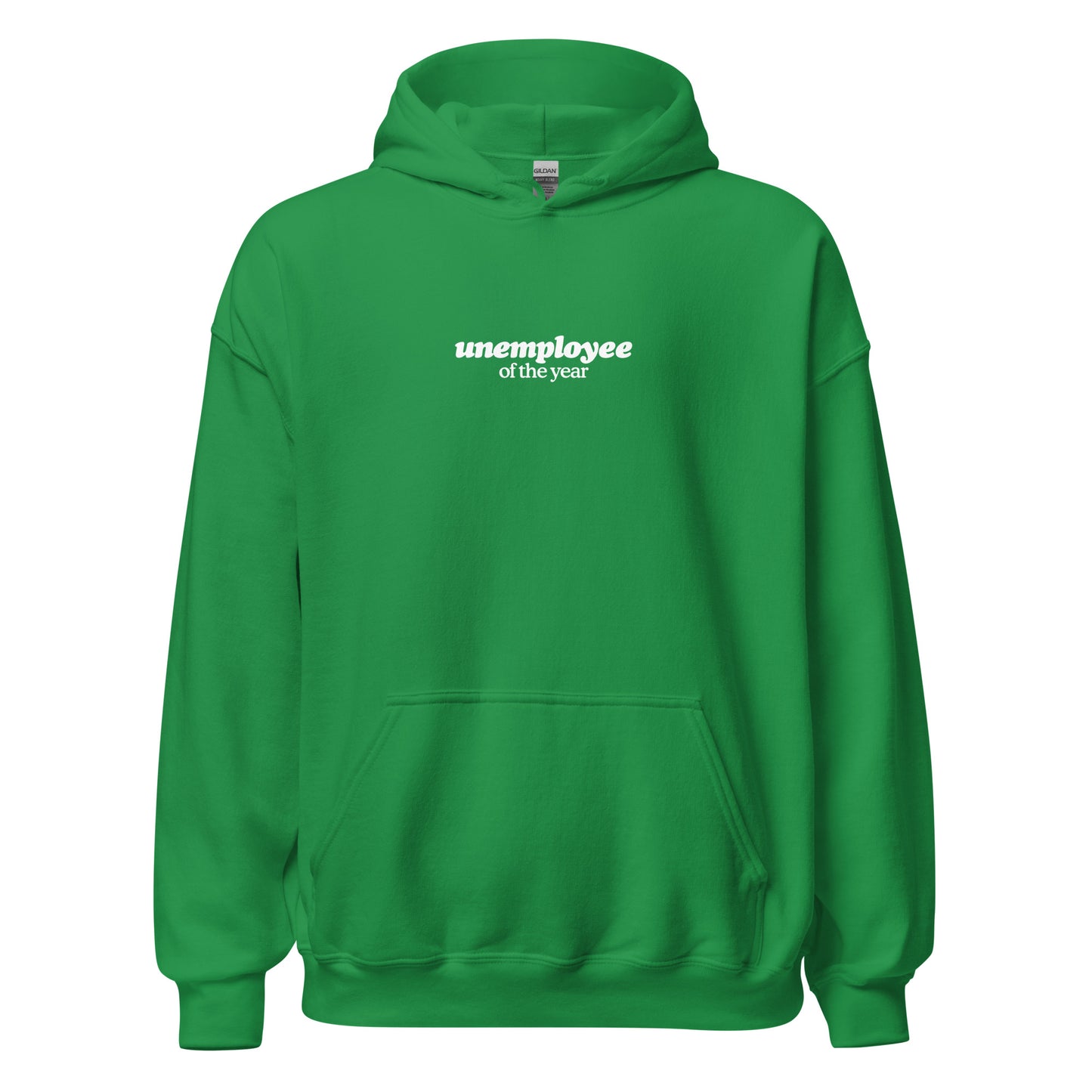 Unemployee Of The Year Hoodie - White Logo