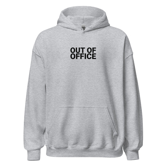 Out Of Office Hoodie - Black Logo